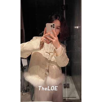 骆衣衣TheLOE/绵羊毛696g-708g重磅冬日年暖阳直筒裤