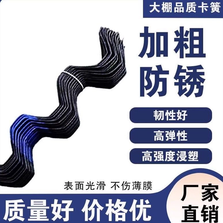 11年老店促销价加粗防锈耐用温室大棚配件压膜簧卡丝卡簧弹簧卡条,农机/农具/农膜,温室大棚支架,淘宝优惠券,粉丝福利购,淘宝优惠卷