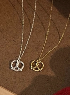 韩国小众设计姜涩琪同款锆石金属项链女百搭颈链锁骨链