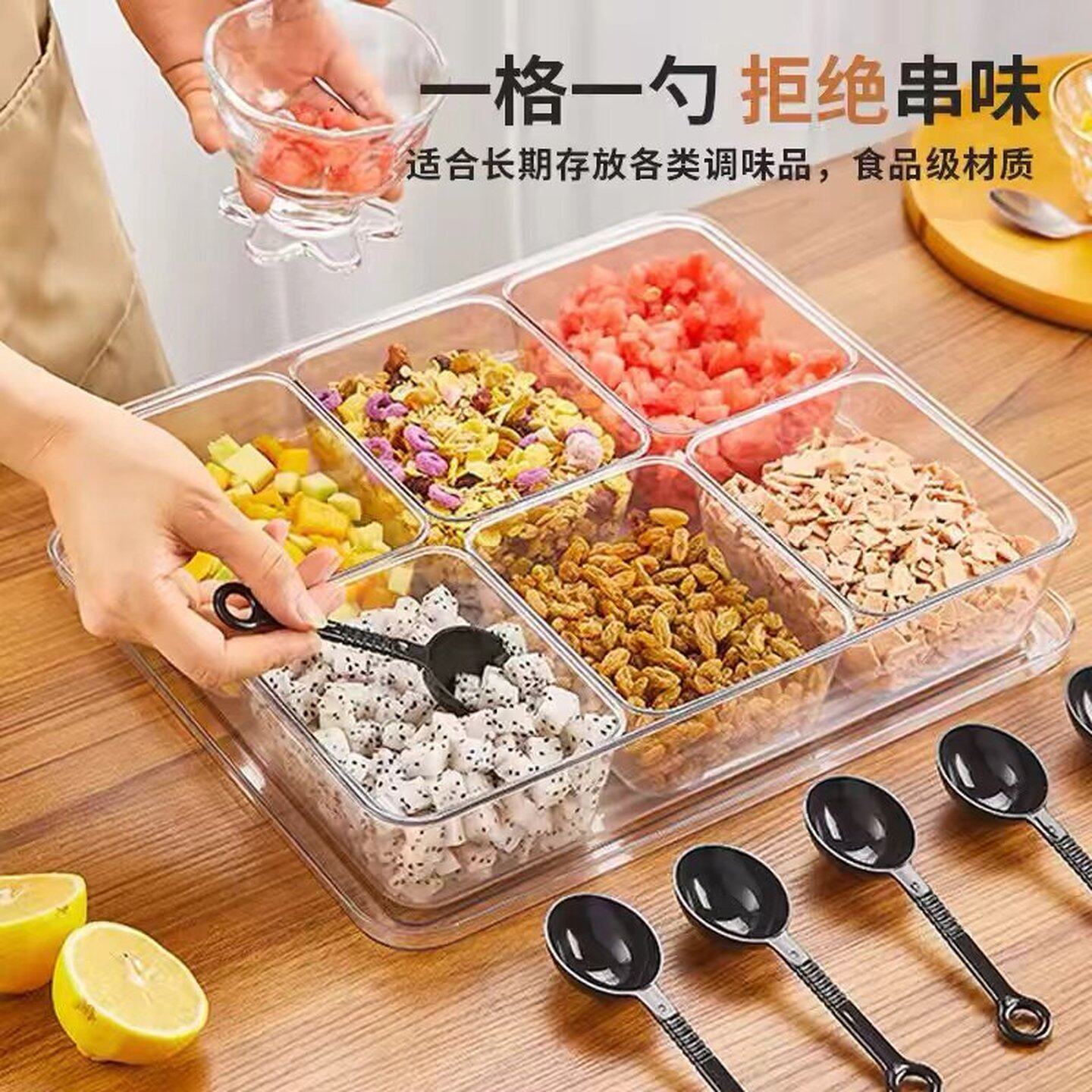装冰粉配料盒摆摊专用的材料收纳
