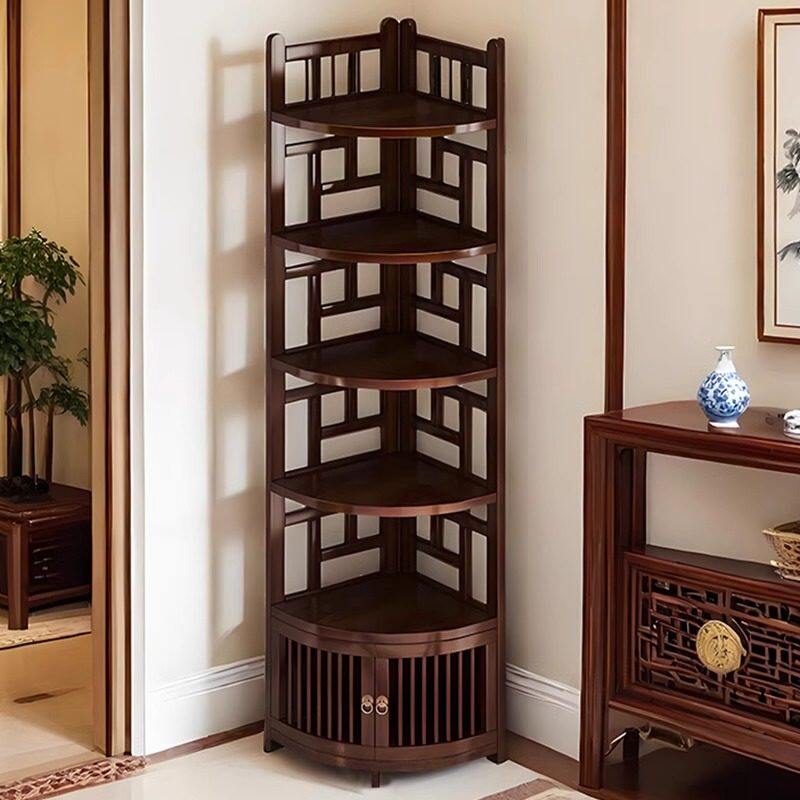 角柜落地墙角置物架卧室三角柜收纳架转角书架置物架客厅角柜墙角