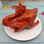 仿真烧鸡道具店铺装 饰假鸡用品展示样品假白切盐水鸡1：1食品模型