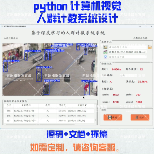计算机视觉的人群计数系统yolo