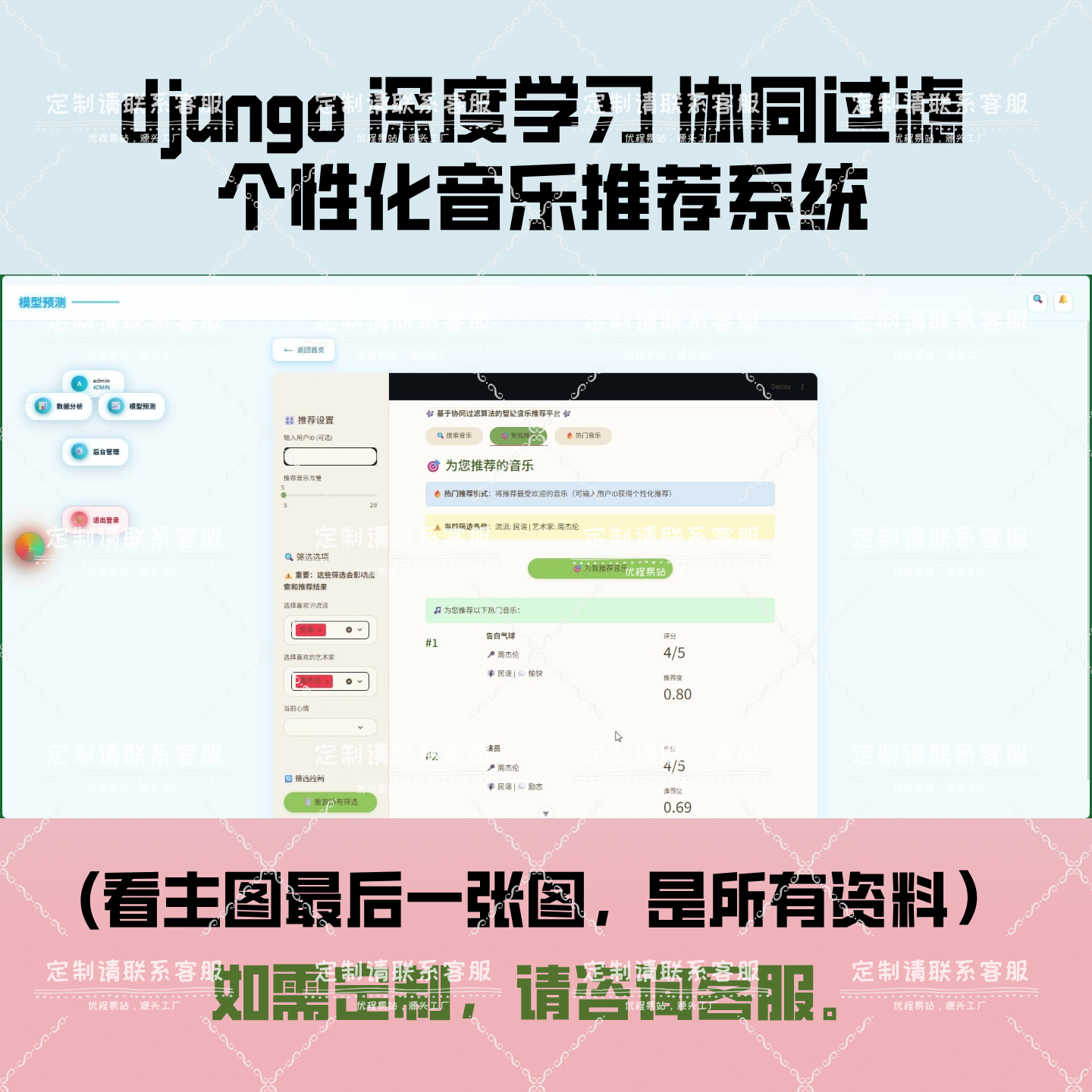 深度学习的个性化音乐推荐系统