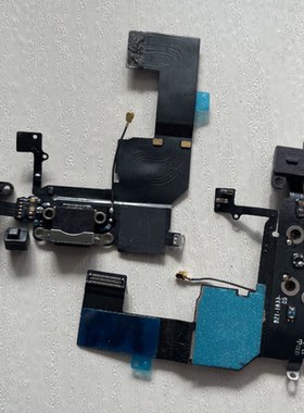 适用于苹果5s 5c 尾插排线送话器充电接口话筒总成
