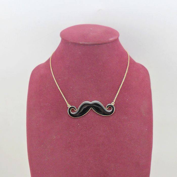Whimsical Afanti Big Beard Enamel Necklace - Quirky Qingdao Find! - Product image 3