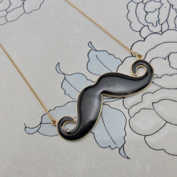 Whimsical Afanti Big Beard Enamel Necklace - Quirky Qingdao Find! - Product image 4