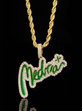 Medria 2022 Season2宝藏镶钻百搭嘻哈风限定款街头潮牌项链国潮