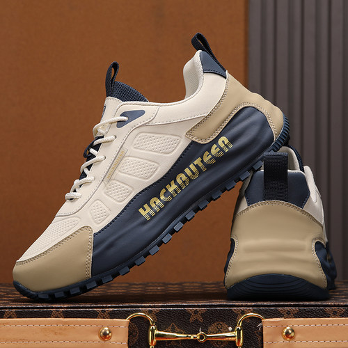 火枪手2025新款秋冬男鞋皮面阿帕奇鞋轻便保暖运动鞋包底鞋情侣鞋