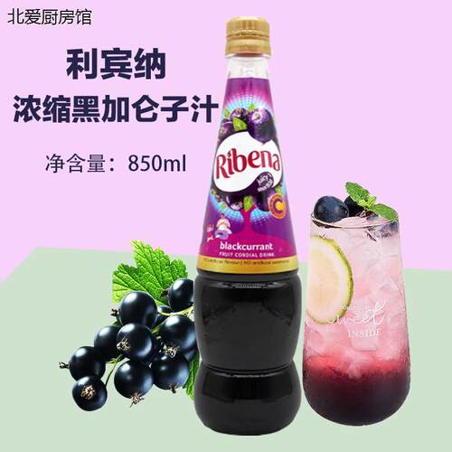 利宾纳浓缩黑醋栗子饮料8