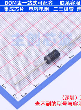 通用二极管 1N5401G DO-27 onsemi(安森美) 电子元件配单全新原装