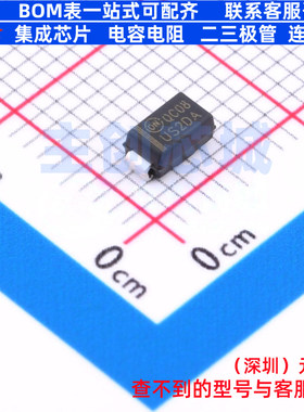 快恢复/高效率二极管 US2DA DO-214AC onsemi(安森美) 电子元器件