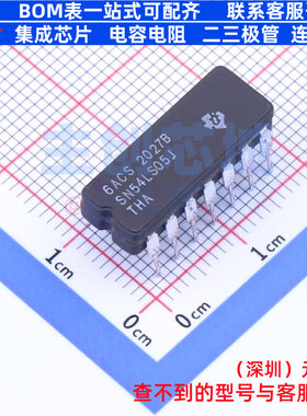 反相器 SN54LS05J CDIP-14 TI/德州 电子元器件配单全新原装