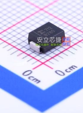 肖特基二极管 B280-13-F DO-214AA DIODES(美台) 电子元器件配单