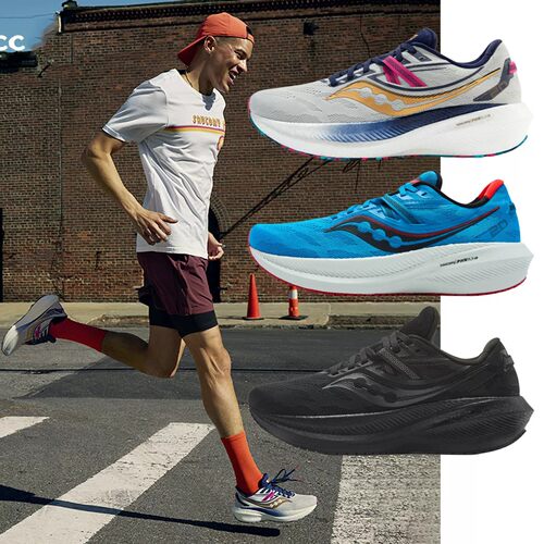 Saucony索康尼胜利20防滑跑步鞋