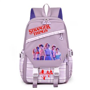 2026新款stranger thing学院风双肩背包初高中生大容量书包
