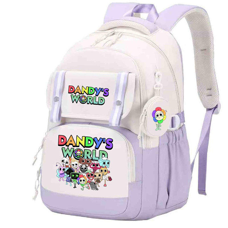 热销印花Dandy's world双肩包高颜值大容量时尚中小学生书包