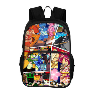 RobloxForsaken系列印花周边中小学生书包Forsaken儿童前袋书包