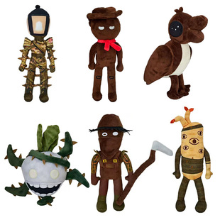 新品DOORS Outdoors门户外冒险游戏公仔恐怖萝卜农夫毛绒玩具