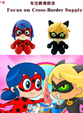 新品Miraculous Ladybug《瓢虫》动漫游戏周边创意可爱玩