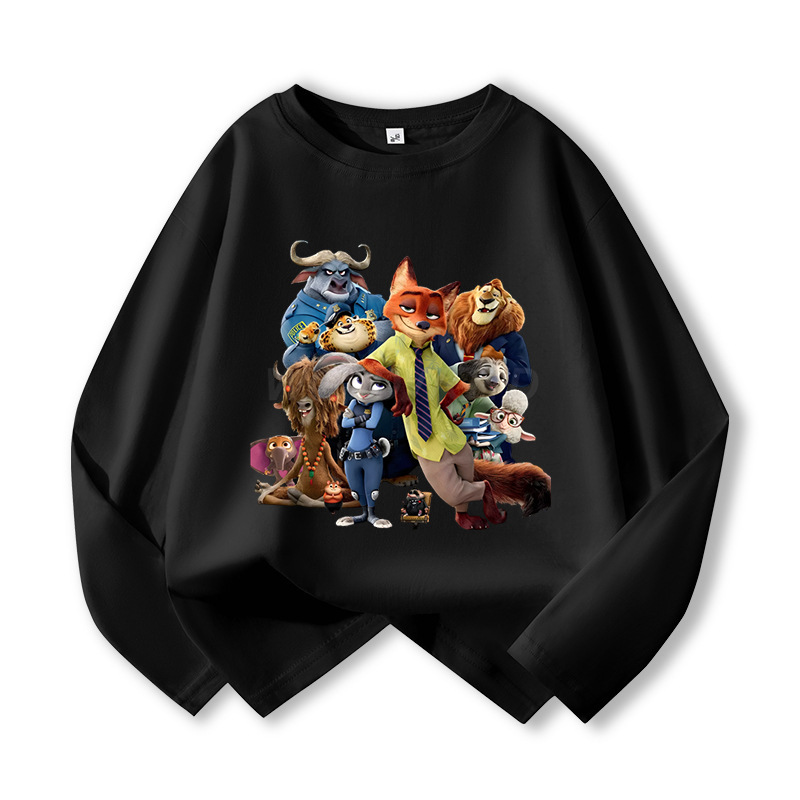 Zootopia卡通印花儿童长