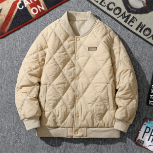 2023青年棒球服保暖棉衣薄款 宽松冬季 学生棉袄外套 棉服男韩版 短款