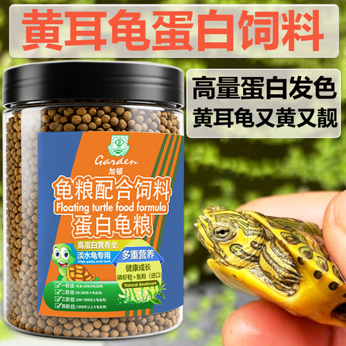 超小黄耳龟蛋白饲料上浮型颗粒