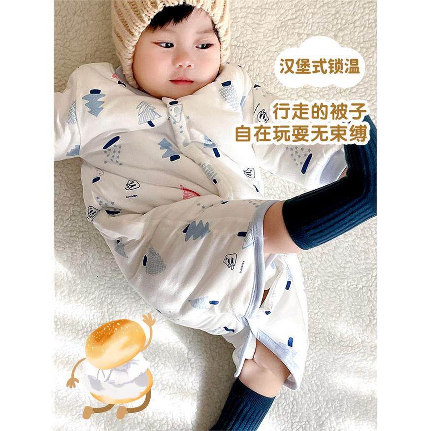 儿童睡袍秋冬款加厚衣浴