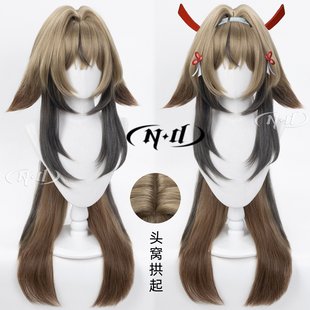 角色造型款 ND家 头窝头皮顶虎口夹分体 绝区零 cos假发 叶瞬光
