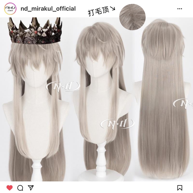 无需修剪！ND家】沈星回 暗蚀国王长发 80cm 恋与深空 cos假发