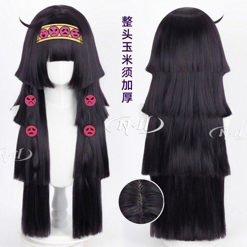 ND家】亚路嘉·揍敌客 特调紫黑 分层式长发 全职猎人 cos假发,模玩/动漫/周边/娃圈三坑/桌游,COSPLAY配件/道具/人偶服,淘宝优惠券,粉丝福利购,淘宝优惠卷