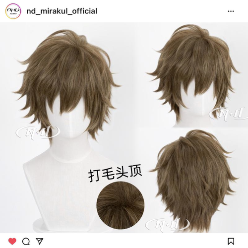 ND家】橘真琴 Free!男子游泳部 角色款cos假发 打毛顶