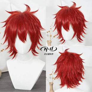 ND家】 天城燐音 ES偶像梦幻祭2 cos假发角色款 朱红色