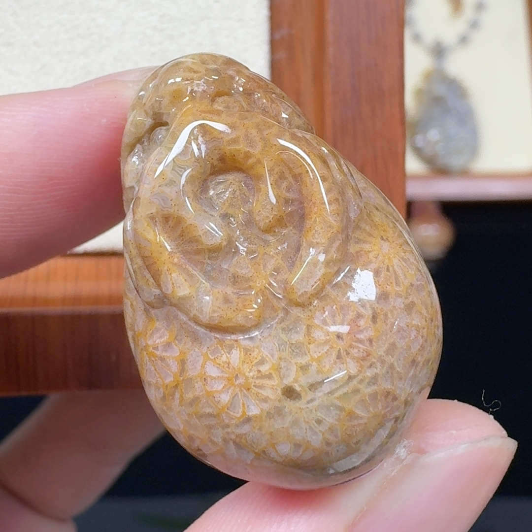 瓷片蕾丝花龙龟