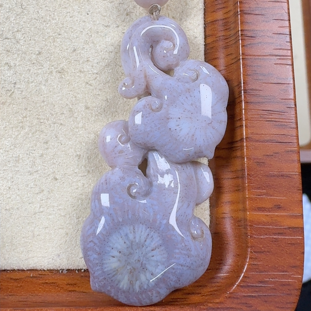 渐变香芋紫（双如意）