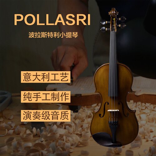 意大利波拉斯特利PL05小提琴初学者儿童考级成人初学演奏级音质