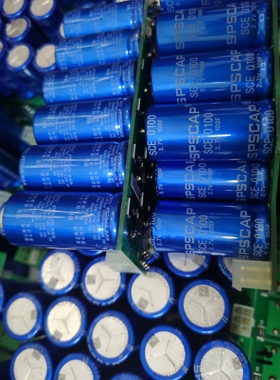 进口美国SPSCAP超级法拉电容 2.7V 100F 带保护板 电容体积:22*45