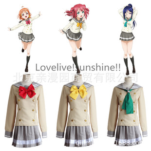 LoveLive!Sunshine!!浦之星松浦果南Aqours校服cos衣服装黑泽黛雅