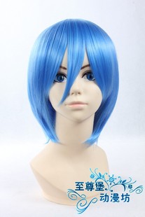 EVA凌波丽 浅蓝色收脸 高温丝短发假毛cosplay假发发套wig头套