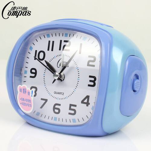 康巴丝亮灯音乐石英普通包邮闹钟