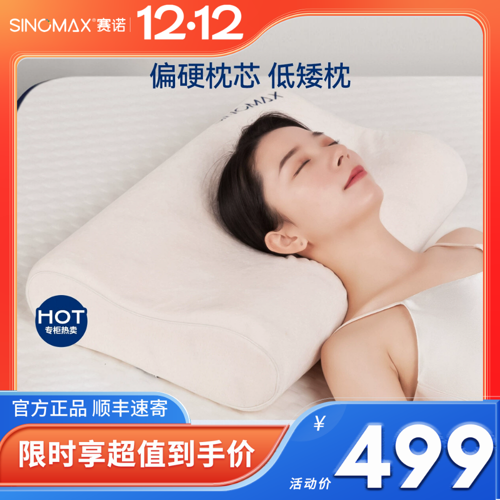 偏硬记忆棉枕头专柜同款