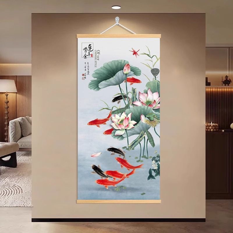 花开富贵装饰画牡丹花国画新中式吉祥寓意挂画花客厅挂画立体墙画