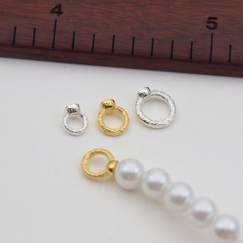 S925藏线环定位珠收尾扣新品