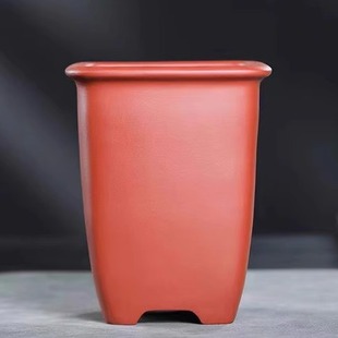 精品手工四方紫砂花盆春兰剑兰专用盆室内桌面绿植盆栽悬崖花盆