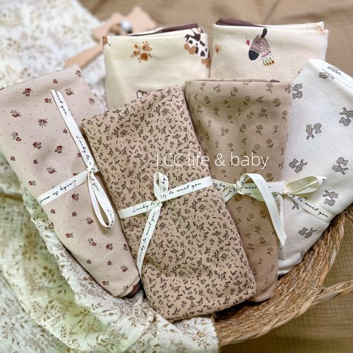 小红书全棉A类婴儿产房包单柔软宝宝盖毯推车毯新生儿包被拍照