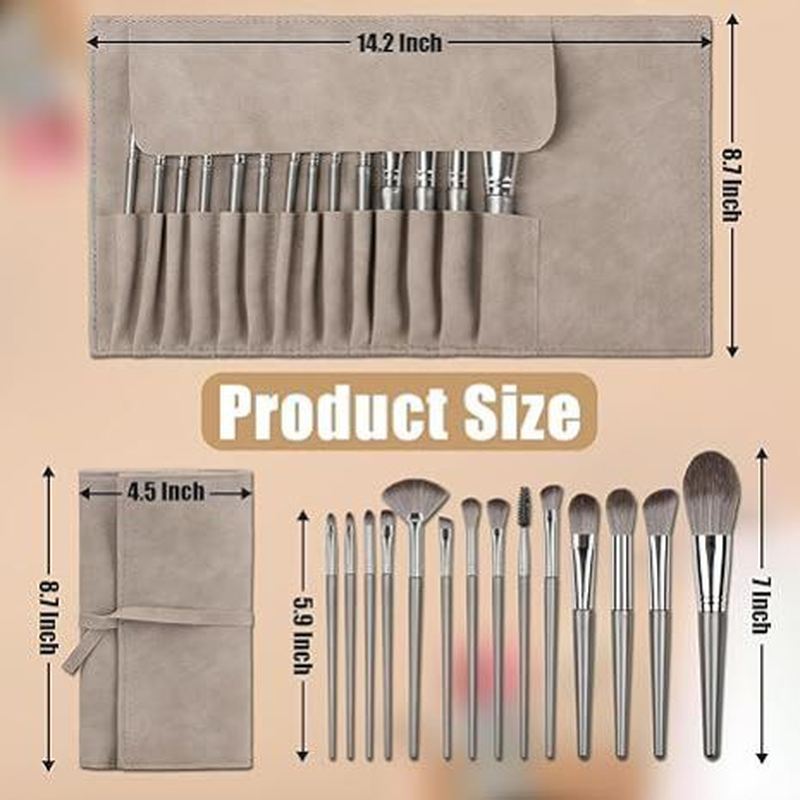 化妆刷收纳卷小套便携防尘旅行大容量小号刷子眉笔眼影刷收纳袋