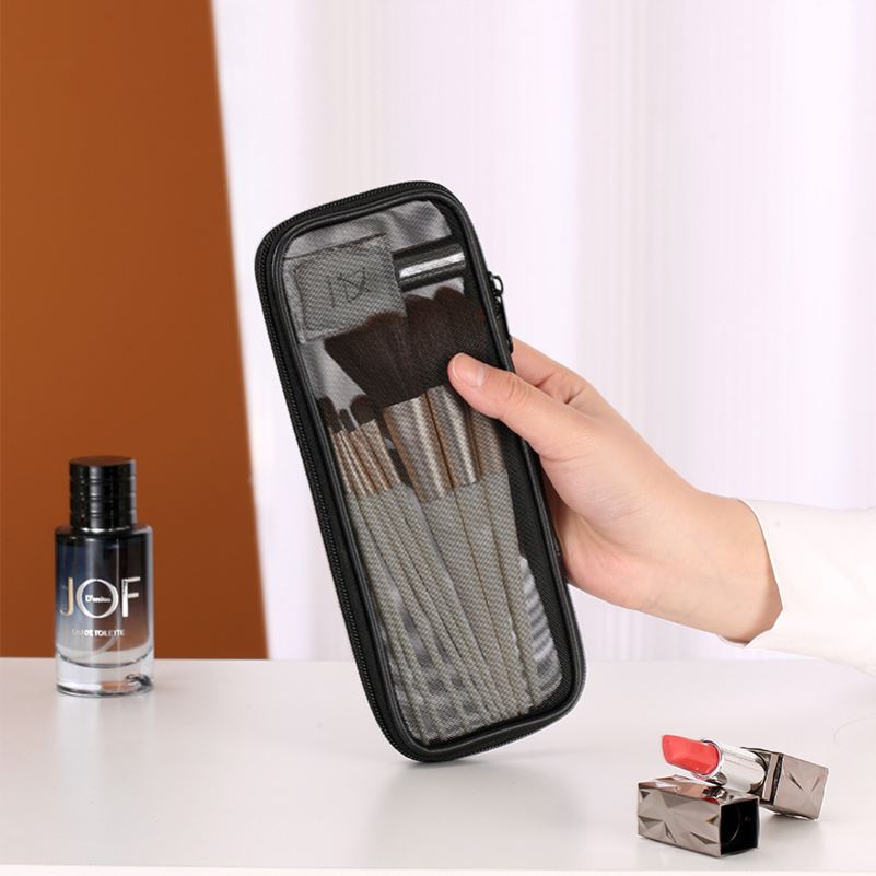 化妆刷收纳卷小套便携防尘旅行大容量小号刷子眉笔眼影刷收纳袋