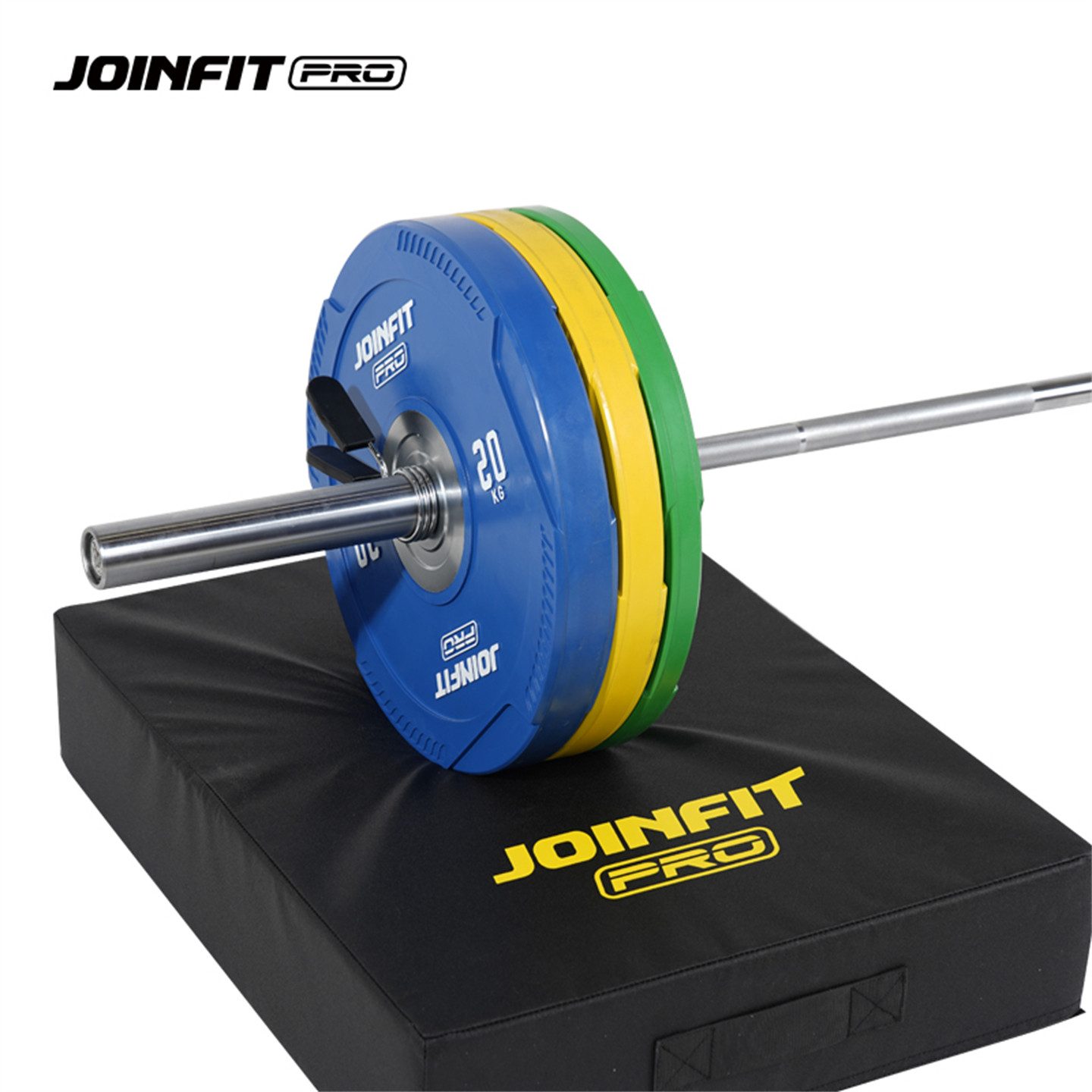 JOINFIT杠铃缓冲垫举重减震垫硬拉缓冲台缓震垫套防震加厚