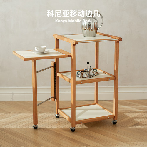 集木室物所科尼亚移动边几柜沙发侧边实木客餐厅咖啡角阳台置物架