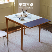 集木室物所莱茵功能桌拼色可伸缩餐桌家用小户型折叠书桌办公方桌